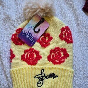 DIsney Youth Belle Rose Pom Beanie